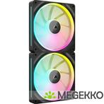 Corsair iCUE LINK LX140 RGB Black Dual-pack, Computers en Software, Computerkoelers, Verzenden, Nieuw