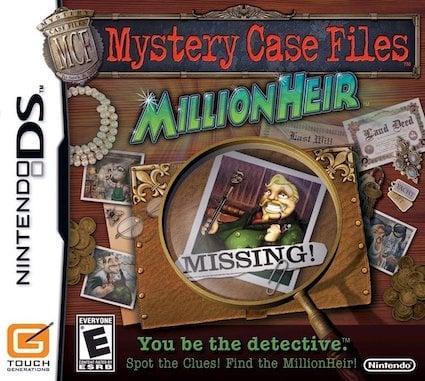 Mystery Case Files MillionHeir (DS Games) (Nintendo DS), Spelcomputers en Games, Games | Nintendo DS, Zo goed als nieuw, Ophalen of Verzenden