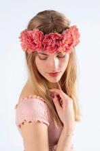 Bloemenkrans Haar Pioenrozen Roze Bloemen Haarband Peony Haw, Kleding | Dames, Carnavalskleding en Feestkleding, Nieuw, Carnaval