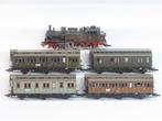 Roco H0 - 43025 - Treinset (1) - T12 stoomlok met 4, Nieuw