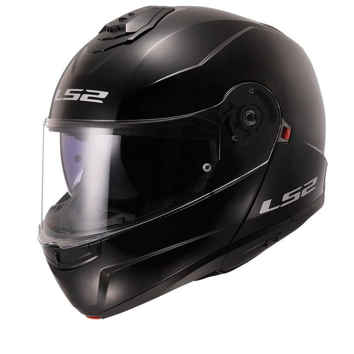 LS2 FF908 STROBE II Gloss Zwart-06 Systeemhelm, Motoren, Kleding | Motorhelmen, XXL, Nieuw met kaartje, Overige merken, Systeemhelm