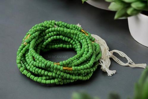 Waist Beads / Afrikaanse Heupketting - Abele - Groen (Tradit, Sieraden, Tassen en Uiterlijk, Kettingen, Nieuw, Ophalen of Verzenden
