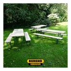 Biertafelset te huur | 8 tot 10 persoons | 220cm x 70cm, Tuin en Terras, Tuinmeubel-accessoires, Nieuw, Ophalen