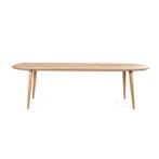Eettafel Tabassum - 260cm - Naturel - 95599 - eettafel, Huis en Inrichting, Tafels | Eettafels, Nieuw, Overige materialen