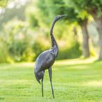 sculptuur, Paradijskraanvogel - 1300 mm - hergebruikt metaal