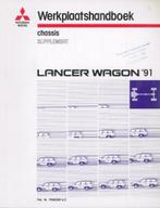 Mitsubishi Lancer Wagon &#39;91 chassis werkplaatshandboek, Auto diversen, Handleidingen en Instructieboekjes, Verzenden