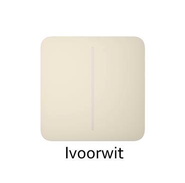 Ajax Systems Light Switch Solo Button (2-gang), Doe-het-zelf en Verbouw, Alarmsystemen, Ophalen of Verzenden