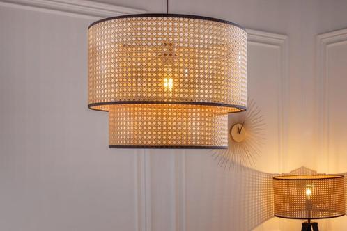 Boho hanglamp VIENNA 45cm natuurlijk zwarte Weense geweven, Huis en Inrichting, Lampen | Hanglampen, Ophalen of Verzenden