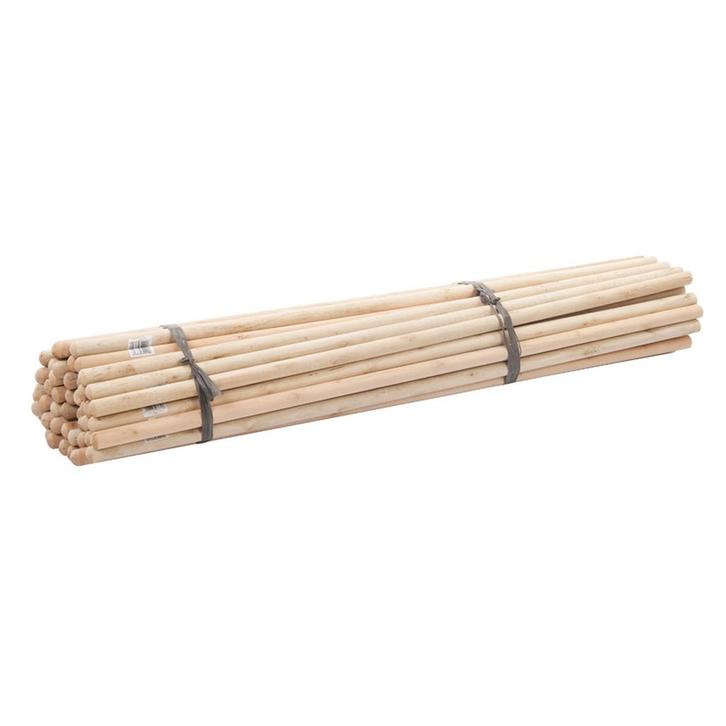 Silverline Houten bezemstelen - Heavy-Duty - 122 cm x 28..., Tuin en Terras, Hand-tuingereedschap, Nieuw, Ophalen of Verzenden