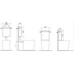 Xellanz Uniflush Universeel Toiletreservoir - 2 in 1, Ophalen of Verzenden, Nieuw