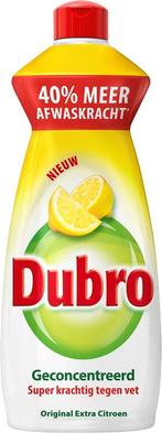 DUBRO ORIGINAL EXTRA CITROEN AFWASMIDDEL FLACON 550 ML, Verzenden, Nieuw