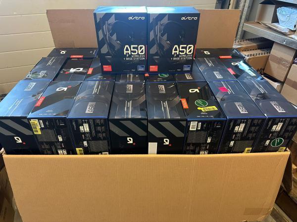 Veiling - Partij 80x Logitech ASTRO A50 Headset (Volle Amazo, Zakelijke goederen, Partijgoederen en Retail | Partijgoederen