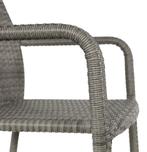 Tuinstoel Stapelbaar - Sol - Wicker - Lesli Living, Verzenden, Nieuw