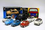 1:43 - Modelauto (9) - 9x Fiat 500+ Book, Hobby en Vrije tijd, Modelauto's | 1:5 tot 1:12, Nieuw