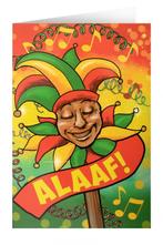 Wenskaart Masker Op Stok Alaaf, Verzenden, Nieuw