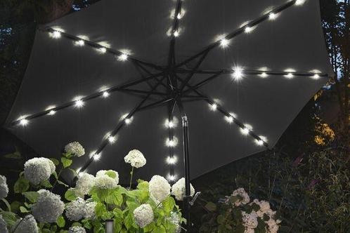 Enzovoorts magnifiek Onafhankelijk ≥ Parasol met ledverlichting van Lifa Garden (ø 270 cm) — Overige Tuin en  Terras — Marktplaats