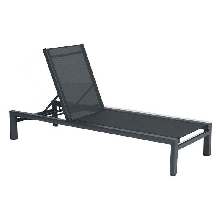 Garden Impressions Palmas ligbed - donker grijs / antraciet, Tuin en Terras, Tuinsets en Loungesets, Verzenden