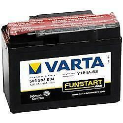 Varta YTR4A-BS Powersports AGM Accu 12v 3Ah 114X49X86X86, Motoren, Onderdelen | Overige, Verzenden