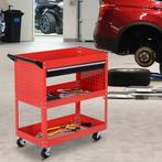 TRUUSK Tuinbank 60 Kg Draagvermogen, Rood, Weerbestendig & S, Doe-het-zelf en Verbouw, Kratten en Dozen, Verzenden, Nieuw