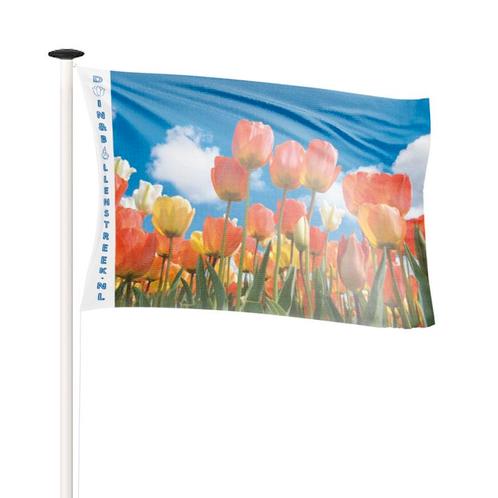Vlag bollenstreek 100x150 cm (voor gevelstok), Diversen, Vlaggen en Wimpels, Nieuw