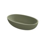 Waskom Riho Escala 55x32 cm Solid Surface Mat Moss Green, Ophalen of Verzenden, Nieuw, Overige typen