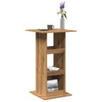 vidaXL Bartafel met opbergruimte 60x60x102 cm hout, Huis en Inrichting, Verzenden, Nieuw