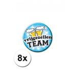 8 speldjes Vrijgezellen Team - Vrijgezellenfeest, Hobby en Vrije tijd, Ophalen of Verzenden, Nieuw