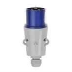 ProPlus Wandstekker - 3-polig - IP44 - 16A - 230V - Blauw..., Ophalen of Verzenden, Nieuw