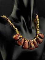 Barnsteen - Baltic Amber Necklace – Graduated Teardrop, Verzamelen