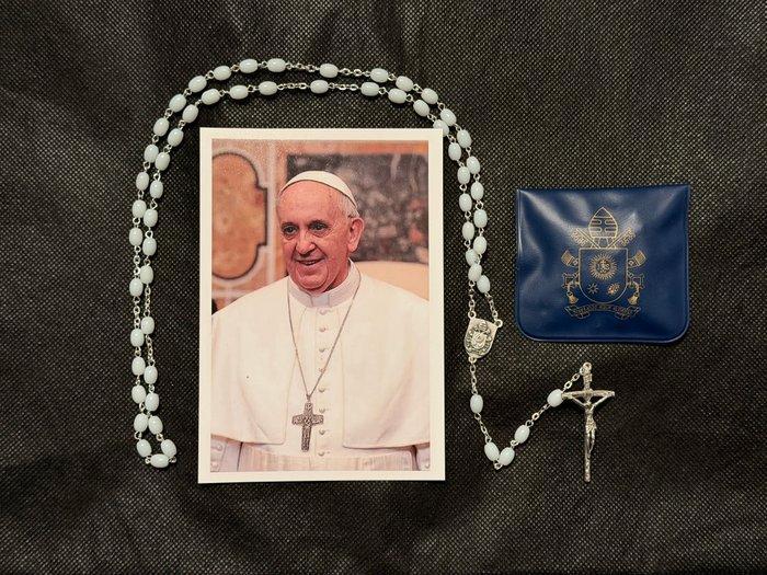 Papa Francesco - Rozenkrans van de Audiëntie - Gezegend en, Antiek en Kunst, Antiek | Boeken en Bijbels