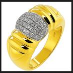 Ring - 18 karaat Geel goud, Witgoud - 0.76ct. tw. Diamant, Nieuw