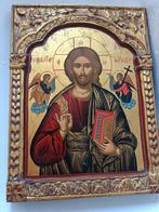 Icoon - Christus Pantokrator - Hout - 22,5 x 30 cm