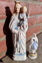 Figuur - Vierge à lenfant - Notre Dame  (2) - Porselein, Antiek en Kunst, Antiek | Boeken en Bijbels