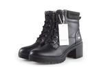 Mustang Veterboots in maat 40 Zwart | 10% extra korting, Kleding | Dames, Schoenen, Verzenden, Zwart, Overige typen, Zo goed als nieuw