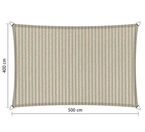 Premium schaduwdoek 4x5m rechthoek waterdoorlatend Sahar..., Tuin en Terras, Schaduwdoeken