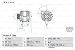 Dynamo / Alternator FORD FIESTA V (1.6 TDCi), Auto-onderdelen, Ophalen of Verzenden, Nieuw