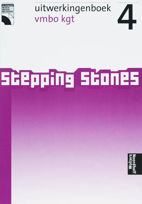 Uitwerkingenboek 4 vmbo kgt stepping stones 9789001743208, Boeken, Kunst en Cultuur | Beeldend, Gelezen, Verzenden