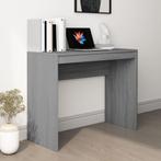 vidaXL Bureau 90x40x72 cm bewerkt hout grijs sonoma, Verzenden, Nieuw