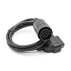BMW 10 Pins OBD - 16 Pins OBD2 Verloopkabel Motorfiets, Auto diversen, Autogereedschap, Verzenden, Nieuw