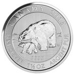 Canada Polarbear 1.5 oz 2015, Postzegels en Munten, Munten | Amerika, Verzenden, Noord-Amerika, Losse munt, Zilver