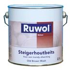 Ruwol Steigerhoutbeits Old Brown Wash 2,5 ltr, Nieuw, Verzenden