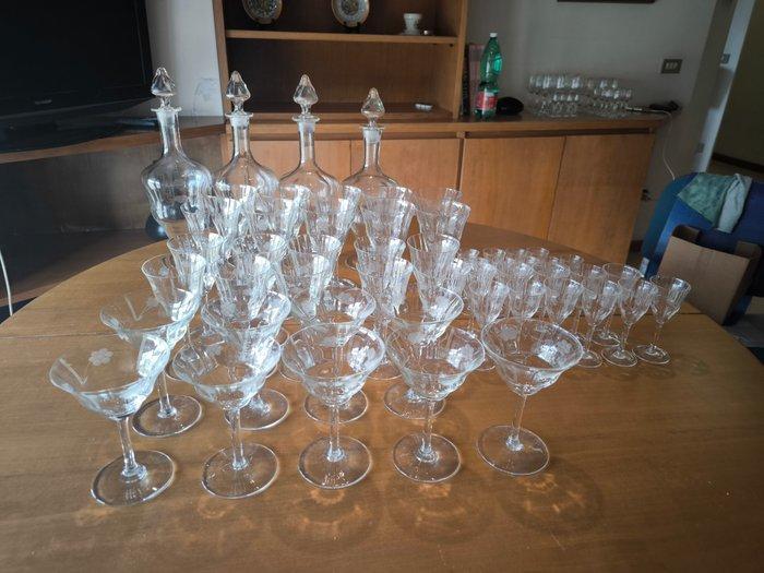 Drinkservies (53) - Kristal, Antiek en Kunst, Antiek | Glas en Kristal