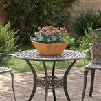 vidaXL Tuin Kom Plantenbak Roestig 35 x 35 x 15 cm, Tuin en Terras, Minder dan 30 cm, Verzenden, Minder dan 60 cm, Nieuw
