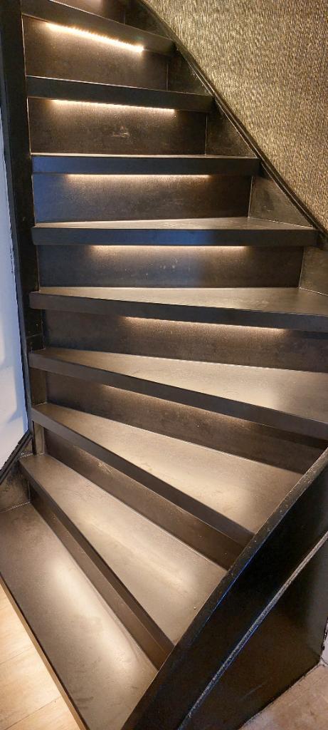 Laminaat Traprenovatie | Overzettreden, Huis en Inrichting, Stoffering | Vloerbedekking, Wit, Crème, Beige, Bruin, Grijs, Zwart