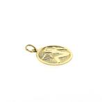 Gouden sterrenbeeld hanger; Maagd (zodiac sign, Virgo), Ophalen of Verzenden, Gebruikt, Goud, Overige merken