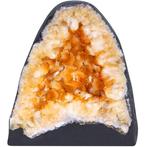 Mandarin Citrine - Cathedral Geode - 33x28x17 cm- 20.5 kg, Verzamelen, Mineralen en Fossielen