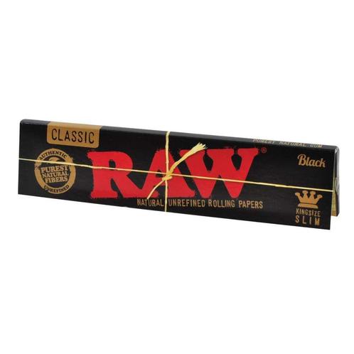 Smoking RAW Black Slim King Size Vloei       1 stuks, Verzamelen, Rookartikelen, Aanstekers en Luciferdoosjes, Nieuw, Ophalen of Verzenden