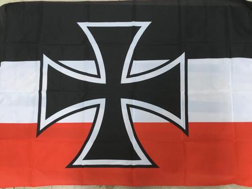 Vlag van de Kaiserliche Marine 1903–1919 - Duitsland WOI -, Diversen, Vlaggen en Wimpels, Gebruikt, Ophalen