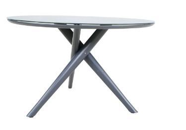 Ronde Tuintafel ø120cm Mojito Negro Keramiek Lesli Living, Tuin en Terras, Tuintafels, Nieuw, Verzenden