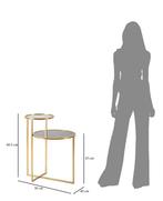 SALONTAFEL 2 NIVEAUS CM 50X40X60,5, Huis en Inrichting, Tafels | Sidetables, Ophalen of Verzenden, Nieuw